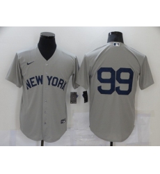 Youth New York Yankees 99 Aaron Judge 2021 Grey Jersey