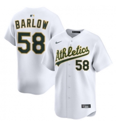 Men Athletics Nike Home Limited Custom Jersey White Barlow Scott 58 Men Athletics Nike Home Limited Custom Jersey White Barlow Scott 58