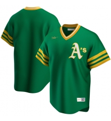 Men Oakland Athletics Nike Road Cooperstown Collection Team MLB Jersey Kelly Green