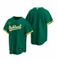 Mens Nike Oakland Athletics Blank Green Alternate Stitched Baseball Jersey