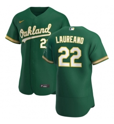Oakland Athletics 22 Ramon Laureano Men Nike Kelly Green Alternate 2020 Authentic Player MLB Jersey