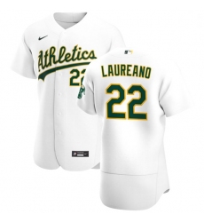 Oakland Athletics 22 Ramon Laureano Men Nike White Home 2020 Authentic Player MLB Jersey