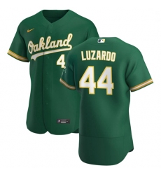 Oakland Athletics 44 Jesus Luzardo Men Nike Kelly Green Alternate 2020 Authentic Player MLB Jersey