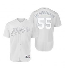 Oakland Athletics Sean Manaea The Manaealator White 2019 Players Weekend MLB Jersey