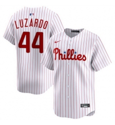Men Philadelphia Phillies 44 Jes FAs Luzardo White Home Limited Stitched Jersey