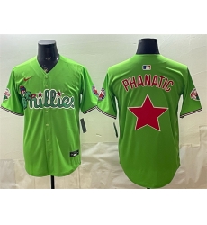 Men Philadelphia Phillies Light Green Phanatic Limited Stitched Jersey