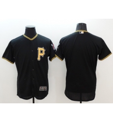 Men MLB Pittsburgh Pirates blank black Cool Base Jersey