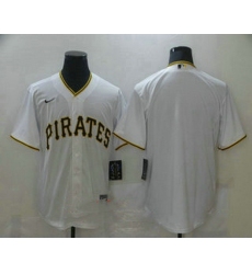 Men Pittsburgh Pirates Blank White Stitched MLB Cool Base Nike Jersey