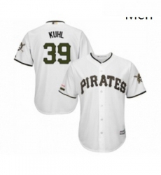 Mens Pittsburgh Pirates 39 Dave Parker Replica White Alternate Cool Base Baseball Jersey