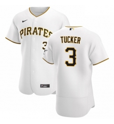Pittsburgh Pirates 3 Cole Tucker Men Nike White Home 2020 Authentic Player MLB Jersey