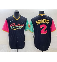 Men San Diego Padres 2 Xander Bogaerts 2022 Black City Connect Cool Base Stitched Baseball Jersey