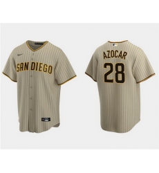 Men San Diego Padres 28 Jos E9 Azocar Tan Cool Base Stitched Jersey