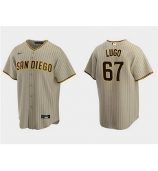 Men San Diego Padres 67 Seth Lugo Tan Cool Base Stitched Jersey