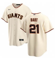 Men San Francisco Giants 21 Joey Bart Cream Cool Base Stitched Jersey