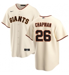 Men San Francisco Giants 26 Matt Chapman Cream Cool Base Stitched Baseball Jersey
