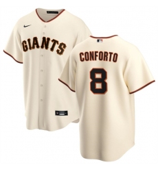 Men San Francisco Giants 8 Michael Conforto Cream Cool Base Stitched Baseball Jersey