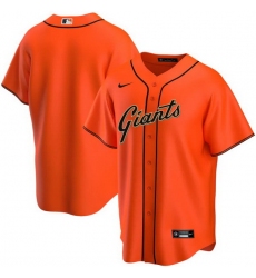 Men San Francisco Giants Nike Orange Blank Jersey