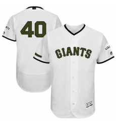 Mens Majestic San Francisco Giants 40 Madison Bumgarner White Memorial Day Authentic Collection MLB Jersey Flex