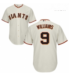 Mens Majestic San Francisco Giants 9 Matt Williams Replica Cream Home Cool Base MLB Jersey