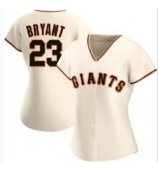 Women San Francisco Giants #23 Kris Bryant Cream Cool Base Nike Jersey