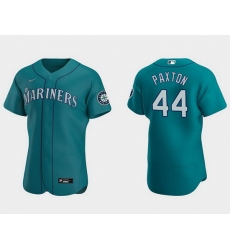 Men Seattle Mariners 44 James Paxton Aqua Flex Base Stitched jersey