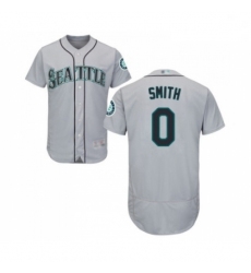 Mens Seattle Mariners 0 Mallex Smith Grey Road Flex Base Authentic Collection Baseball Jersey