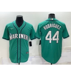 Youth Seattle Mariners 44 Julio Rodriguez Ray Green Stitched MLB Cool Base Nike Jersey