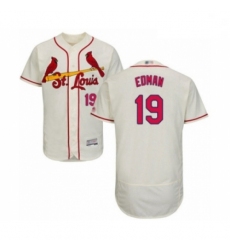 Men St. Louis Cardinals 19 Tommy Edman Cream Alternate Flex Base Authentic Collection Baseball Player Jersey