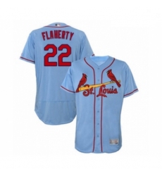 Men St. Louis Cardinals 22 Jack Flaherty Light Blue Alternate Flex Base Authentic Collection Baseball Player Jersey