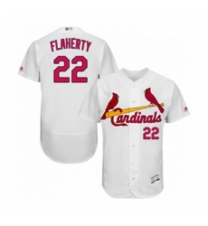 Men St. Louis Cardinals 22 Jack Flaherty White Home Flex Base Authentic Collection Baseball Player Jersey