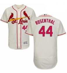 Mens Majestic St Louis Cardinals 44 Trevor Rosenthal Cream Alternate Flex Base Authentic Collection MLB Jersey