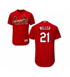 Mens St Louis Cardinals 21 Andrew Miller Red Alternate Flex Base Authentic Collection Baseball Jersey
