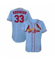 Mens St Louis Cardinals 33 Drew Robinson Light Blue Alternate Flex Base Authentic Collection MLB Jersey