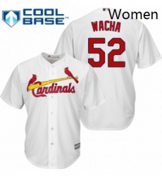 Womens Majestic St Louis Cardinals 52 Michael Wacha Authentic White Home MLB Jersey