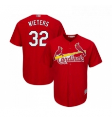 Youth St Louis Cardinals 32 Matt Wieters Replica Red Alternate Cool Base Baseball Jersey 