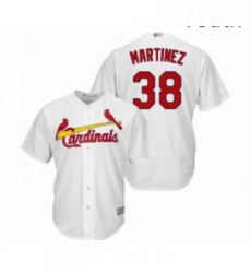 Youth St Louis Cardinals 38 Jose Martinez Replica White Home Cool Base Baseball Jersey 