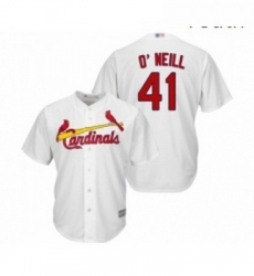 Youth St Louis Cardinals 41 Tyler O Neill Replica White Home Cool Base Baseball Jersey 