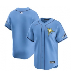 Men Tampa Bay Rays Blank Light Blue Alternate Limited Stitched Baseball Jersey