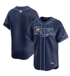 Men Tampa Bay Rays Blank Navy Away Limited Stitched Baseball Jersey