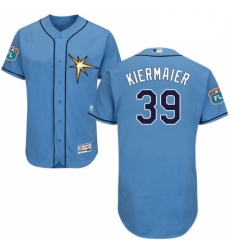 Mens Majestic Tampa Bay Rays 39 Kevin Kiermaier Light Blue Flexbase Authentic Collection MLB Jersey