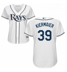 Womens Majestic Tampa Bay Rays 39 Kevin Kiermaier Replica White Home Cool Base MLB Jersey
