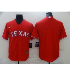Men Nike Texas Rangers Red  Blank Coolbase Jersey