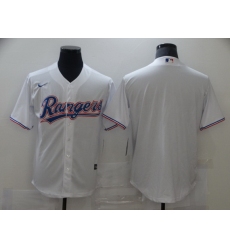 Men Nike Texas Rangers White blank 2020 Authentic Official Team MLB Jersey