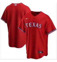 Men Texas Rangers Nike Red Blank Jersey