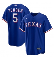 Men's Texas Rangers Corey Seager Nike Royal Alternate Replica Player Jersey