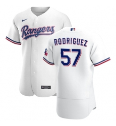Texas Rangers 57 Joely Rodriguez Men Nike White Home 2020 Authentic Player MLB Jersey