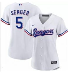 Women Texas Rangers Corey Seager Nike Whitel Stitched Player Jersey