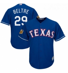 Youth Majestic Texas Rangers 29 Adrian Beltre Authentic 2017 Spring Training Cool Base MLB Jersey
