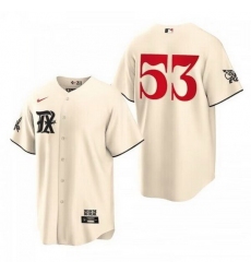 Youth Texas Rangers 53 Adolis Garc EDa Cream 2023 City Connect Stitched Baseball Jersey