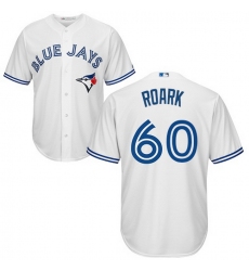 Blue Jays 60 Tanner Roark White New Cool Base Stitched MLB Jersey